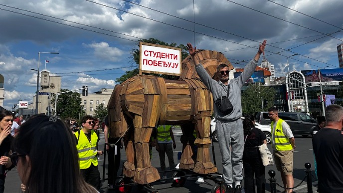 Trojanski konj na Trgu