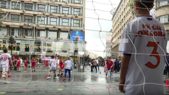 Mini-rukomet u Knez Mihailovoj