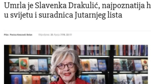 Preminula Slavenka Drakulić