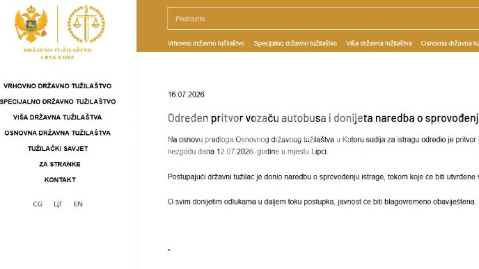 Pritvor vozaču autobusa