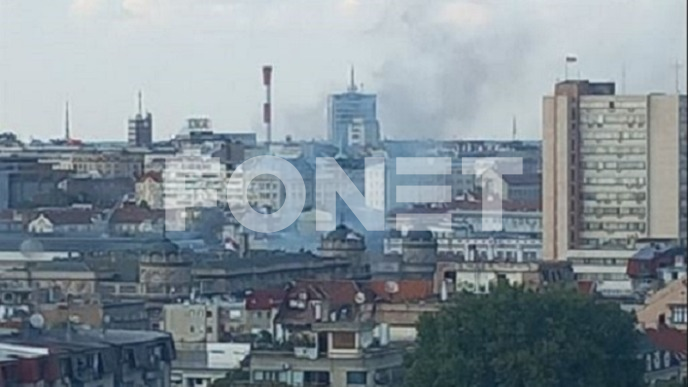 Požar u zgradi Železnice 