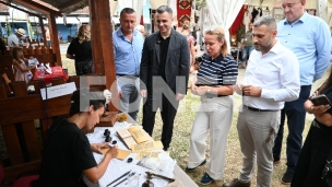 Milićević i Paunović na Sajmu