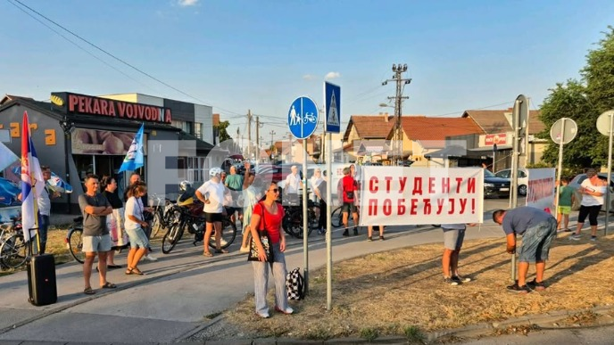 Tuča na skupu Veterniku
