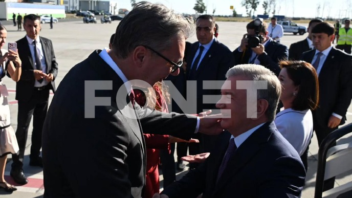 Doček predsednika Uzbekistana 