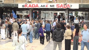 Napad zbog podrške studentima