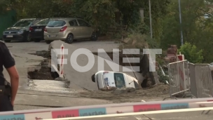 Obrušio se potporni zid