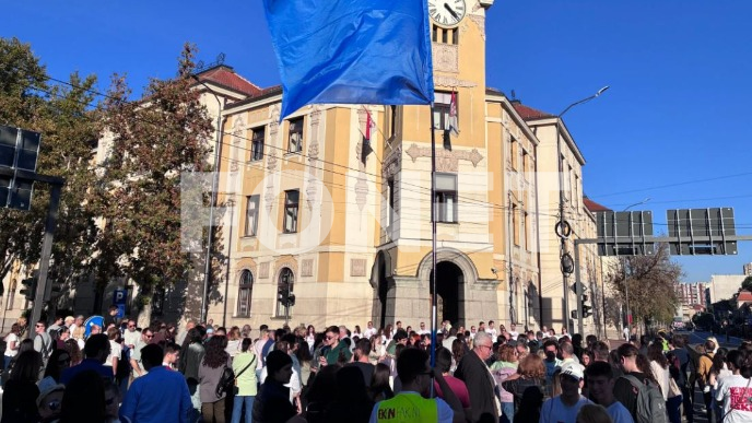 Protest Nišlija u Beogradu