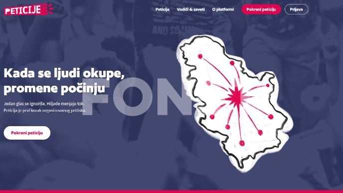Nova platforma za peticije