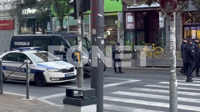 Jake policijske snage u parku