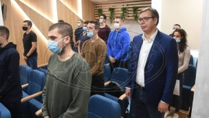 Vučić na prijemu brucoša