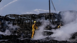 Požar u industrijskoj zoni