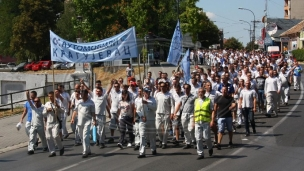 Protest radnika "Fijata"