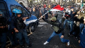 Demonstracije i neredi u Rimu