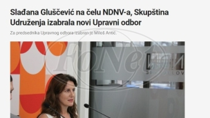 Gluščević predsednica NDNV
