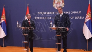 Vučić i Sisi na izložbi Arhiva