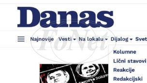 Nominovan sajt Danasa 