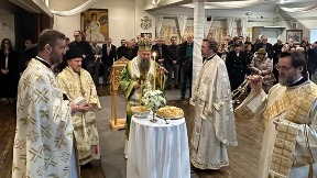 Liturgija u Srpskom klubu