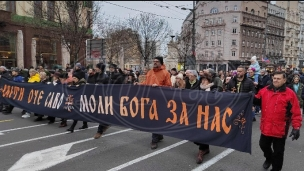 Završena litija u Beogradu
