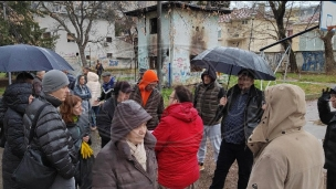 Protiv gradnje u parku