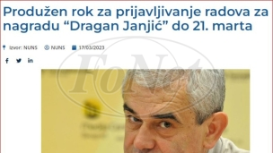 Produžen rok sa slanje radova