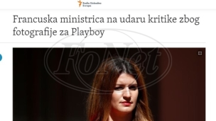 Odevena na naslovnici Plejboja