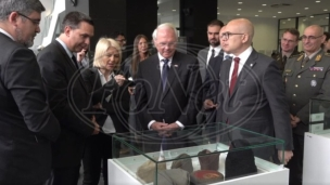 Vučević i Hil na izložbi