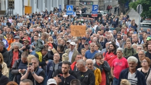 Protest i u Kragujevcu
