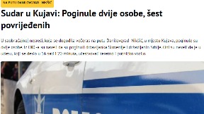 Poginuo državljanin Srbije