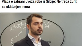I dalje bez robe iz Srbije