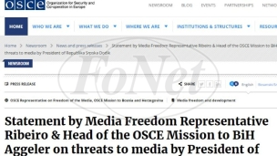 Osuda napada na novinare 