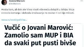 Neću u Srbiju pod ovom vlašću