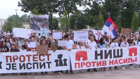 Počeo protest u Nišu