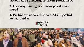 Protest podrške Palestincima