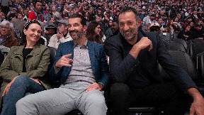 Divac i Stojaković na meču