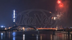 Vatromet u Beogradu na vodi